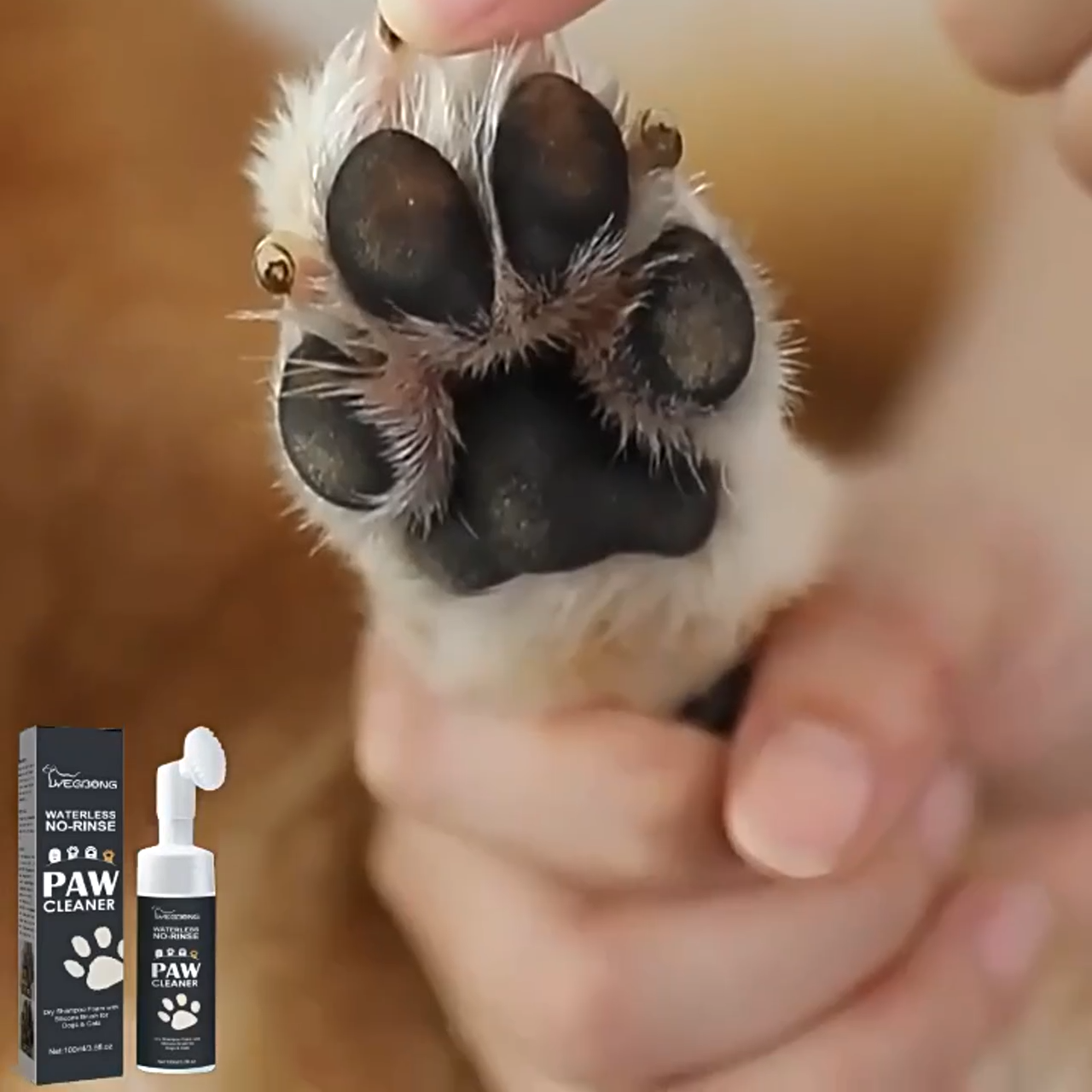 Mousse nettoyante pour pattes animaux🐾